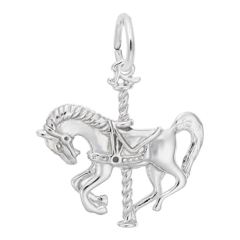 Main Image 1 of Rembrandt Charms® Carousel Horse in Sterling Silver