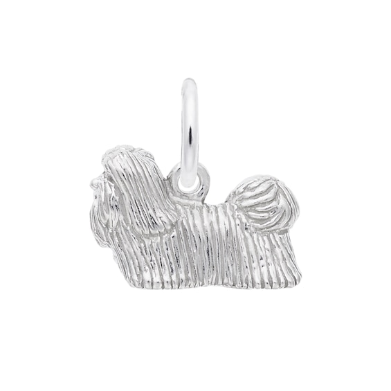 Rembrandt CharmsÂ® Shih Tzu in Sterling Silver