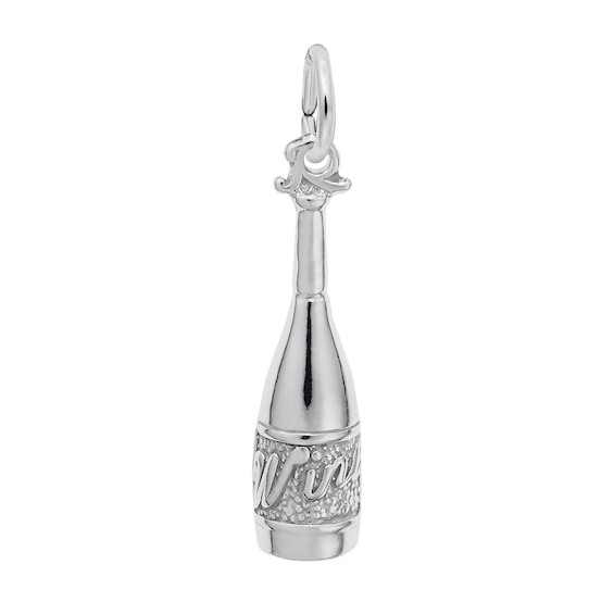 Rembrandt CharmsÂ® Wine Bottle in Sterling Silver
