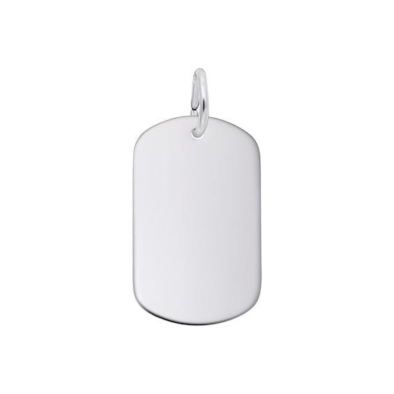 Rembrandt CharmsÂ® Dog Tag in Sterling Silver