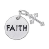 Thumbnail Image 0 of Rembrandt Charms® "FAITH" Tag and Cross in Sterling Silver