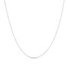 Thumbnail Image 1 of 1.0mm Singapore Chain Necklace in Solid 14K White Gold - 18"