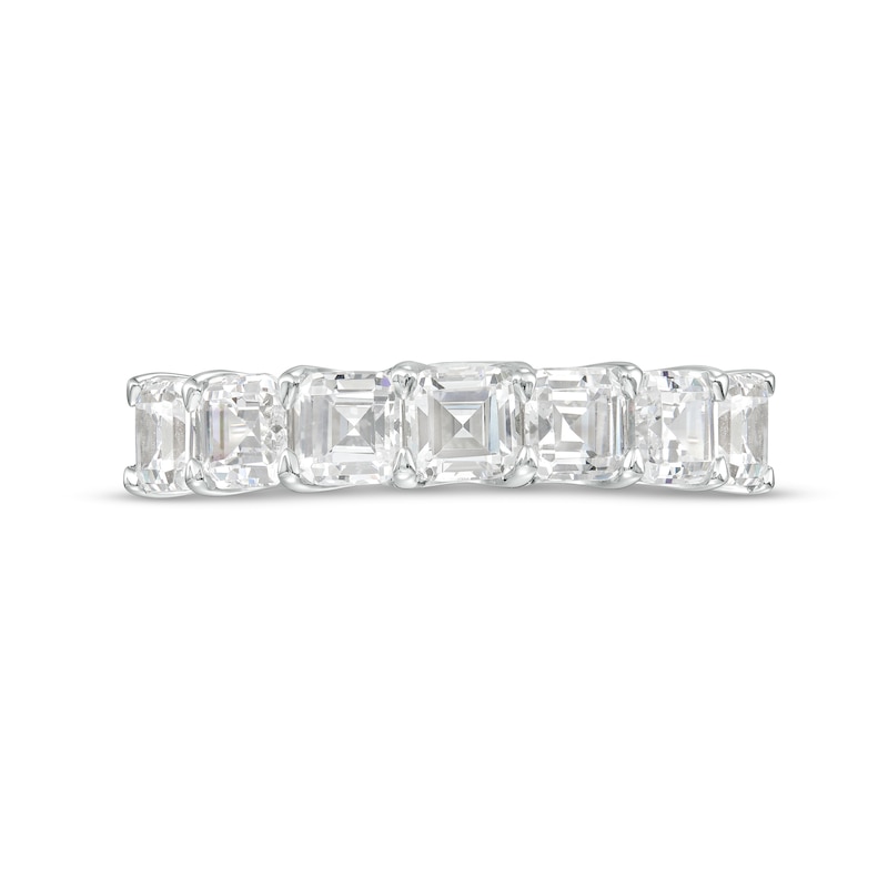 Main Image 3 of 2-1/2 CT. T.W. Certified Emerald-Cut Lab-Grown Diamond Seven Stone Anniversary Band in 14K White Gold (F/VS2)