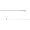 Thumbnail Image 2 of 1.25mm Singapore Chain Necklace in Solid 14K White Gold - 18"