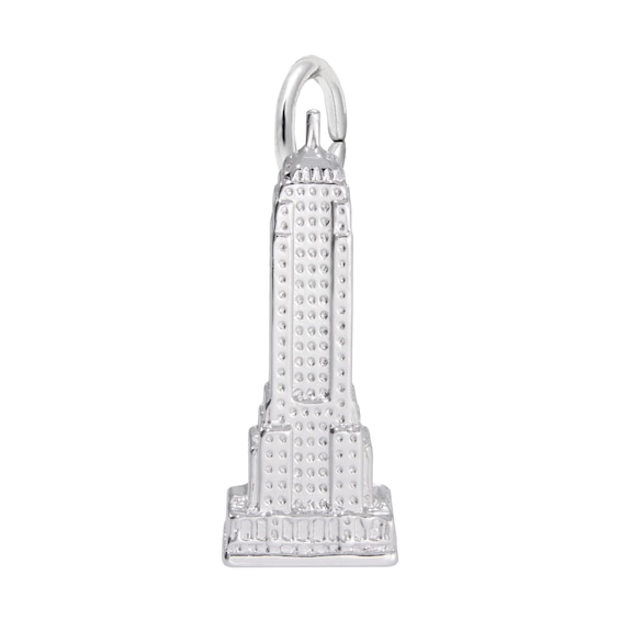 Rembrandt CharmsÂ® Empire State Building in Sterling Silver