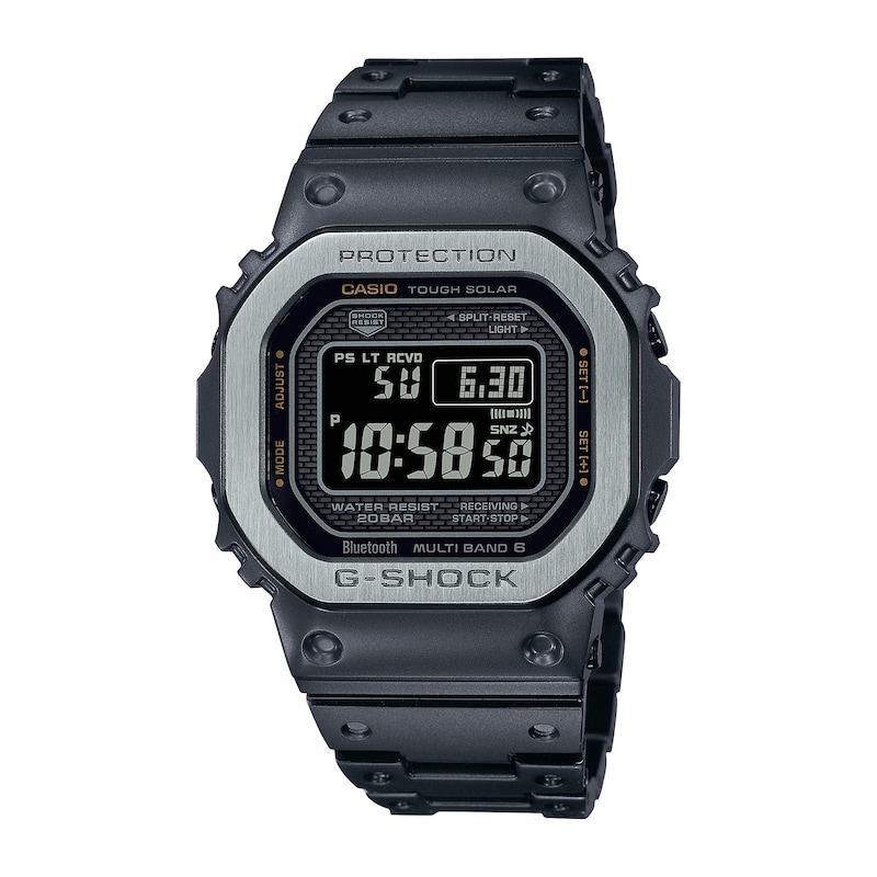 Main Image 1 of Men's Casio G-Shock Classic Black IP Watch with Square Black Dial (Model: GMWB5000MB-1)