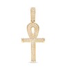 Thumbnail Image 1 of Men's 1/2 CT. T.W. Diamond Ankh Necklace Charm in 10K Gold