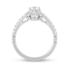 Thumbnail Image 3 of Enchanted Disney Majestic Princess 1 CT. T.W. Diamond Crown Contour Bridal Set in 14K White Gold