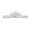 Thumbnail Image 7 of Enchanted Disney Majestic Princess 1 CT. T.W. Diamond Crown Contour Bridal Set in 14K White Gold