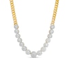 Thumbnail Image 0 of 1 CT. T.W. Multi-Diamond Curb Chain Necklace in 10K Gold - 16"