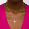Thumbnail Image 1 of 1/4 CT. T.W. Diamond North Star Pendant in 10K White Gold