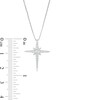 Thumbnail Image 2 of 1/4 CT. T.W. Diamond North Star Pendant in 10K White Gold