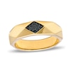 Thumbnail Image 1 of 1/10 CT. T.W. Black Diamond Geometric Ring in 10K Gold