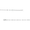 Thumbnail Image 3 of 1/4 CT. T.W. Diamond Double Strand Y-Necklace in 10K White Gold