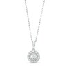 Thumbnail Image 1 of 1/2 CT. T.W. Diamond Frame Pendant in 10K White Gold