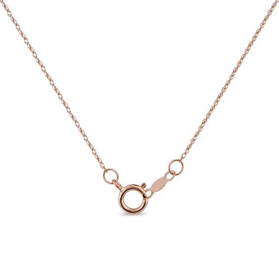 Oval Lab-Created Opal and White Sapphire Double Row Split Bail Pendant in 10K Rose Gold