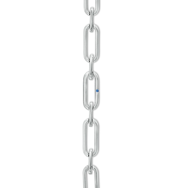 Main Image 3 of The Kindred Links from Vera Wang Love Collection 1/4 CT. T.W. Diamond Paper Clip Link Bracelet in Sterling Silver