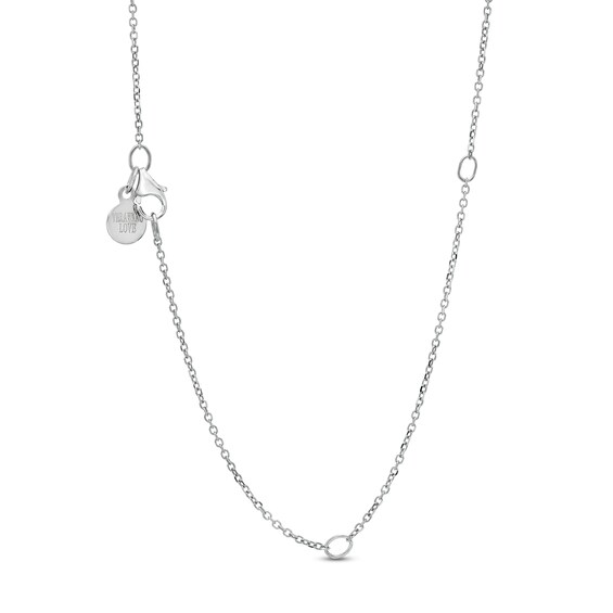 Vera Wang Love Collection 1/2 CT. T.w. Diamond Bow Necklace in Sterling Silver â 19"