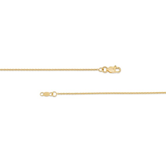 The Kindred Links from Vera Wang Love Collection 1/8 CT. T.w. Diamond Paper Clip Link Drop Pendant in 10K Gold â 19"