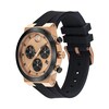 Thumbnail Image 2 of Men's Movado Bold® Fusion Rose-Tone IP and Black Ceramic Chronograph Strap Watch with Rose-Tone Dial (Model: 3600854)