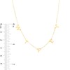 Thumbnail Image 2 of "WIFEY" Letter Station Necklace in 10K Gold – 17"