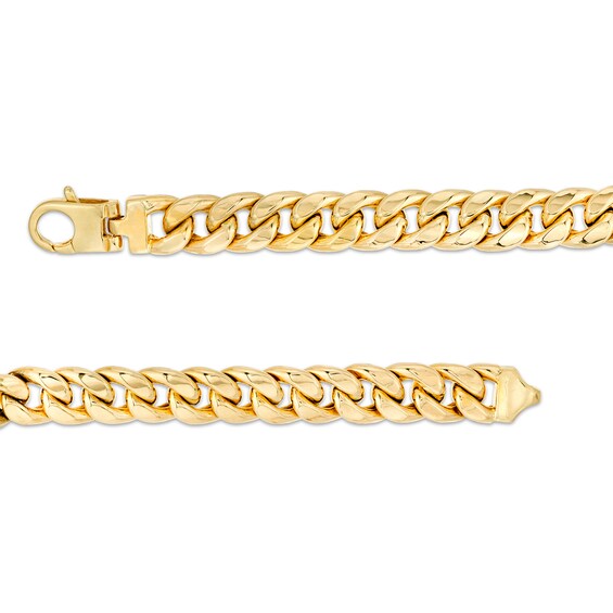 1-1/2 Ct.t.w. Diamond ID Curb Chain Bracelet in 10K Gold - 8.5"
