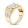 Thumbnail Image 2 of 5/8 CT. T.W. Diamond Octagon-Top Double Row Ring in 10K Gold