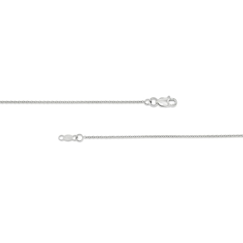 Main Image 4 of The Kindred Links from Vera Wang Love Collection 1/8 CT. T.W. Diamond Paper Clip Link Drop Pendant in Sterling Silver