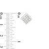 Thumbnail Image 3 of 1 CT. T.W. Princess-Cut Multi-Diamond Stud Earrings in 10K White Gold