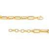 Thumbnail Image 3 of 2.5mm Paper Clip Cheval Chain Necklace in Hollow 14K Gold - 18"