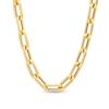 Thumbnail Image 1 of 2.5mm Paper Clip Cheval Chain Necklace in Hollow 14K Gold - 20"