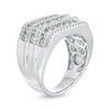 Thumbnail Image 3 of 2 CT. T.W. Diamond Multi-Row Rectangle-Top Ring in 10K White Gold