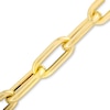 Thumbnail Image 1 of 2.5mm Paper Clip Cheval Chain Bracelet in Hollow 14K Gold - 9.0"