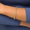 Thumbnail Image 2 of Italian Gold 3.0mm Rolo Chain Link Bracelet in Hollow 14K Gold - 7.5"