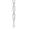 Thumbnail Image 4 of The Kindred Links from Vera Wang Love Collection 1/4 CT. T.W. Diamond Paper Clip Link Necklace in Sterling Silver – 19"