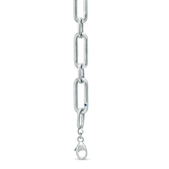 The Kindred Links from Vera Wang Love Collection 1/4 CT. T.w. Diamond Paper Clip Link Necklace in Sterling Silver â 19"