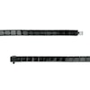 Thumbnail Image 3 of Vera Wang Men 3 CT. T.W. Square-Cut and Round Black Diamond Square-Link Bracelet in Sterling Silver - 8.5"
