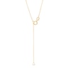 Thumbnail Image 3 of Mini Cut-Out Heart "LOVE" Disc Necklace in 14K Gold