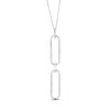 Thumbnail Image 4 of The Kindred Links from Vera Wang Love Collection 1 CT. T.W. Diamond Paper Clip Link Pendant in Sterling Silver – 19"