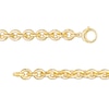 Thumbnail Image 1 of Italian Gold 3.0mm Rolo Chain Link Necklace in Hollow 14K Gold