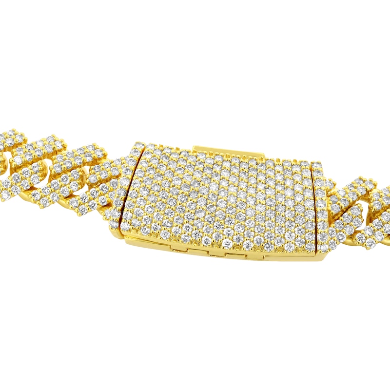 Zales Vera Wang Men's Cuban Link Chain Bracelet