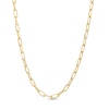 Thumbnail Image 0 of 3.5mm Paper Clip Chain Necklace in Solid 10K Gold - 18"