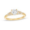 Thumbnail Image 1 of Vera Wang Love Collection 1 CT. T.W. Diamond Split Shank Engagement Ring in 14K Gold