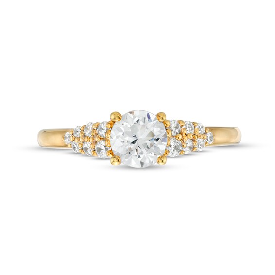Vera Wang Love Collection 1 CT. T.w. Diamond Split Shank Engagement Ring in 14K Gold