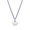 Thumbnail Image 1 of Enchanted Disney Ariel Amethyst and Diamond Accent Seashell Necklace in Sterling Silver
