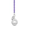 Thumbnail Image 2 of Enchanted Disney Ariel Amethyst and Diamond Accent Seashell Necklace in Sterling Silver