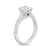 Thumbnail Image 3 of Vera Wang Love Collection 1-7/8 CT. T.W. Certified Oval Diamond Split Shank Engagement Ring in 14K White Gold (I/SI2)