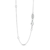 Thumbnail Image 3 of Vera Wang Love Collection Blue Sapphire Bow Necklace in Sterling Silver – 19"