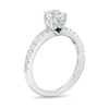 Thumbnail Image 3 of Vera Wang Love Collection 1 CT. T.W. Oval Diamond Engagement Ring in 14K White Gold