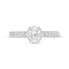 Thumbnail Image 4 of Vera Wang Love Collection 1 CT. T.W. Oval Diamond Engagement Ring in 14K White Gold
